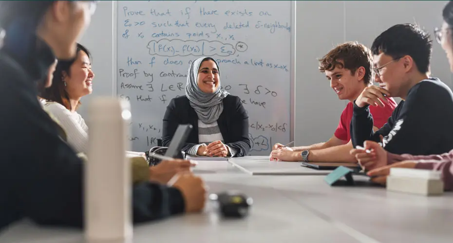 Students in class