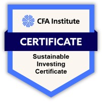 CFA Institute - Sustainable Investing Certificate logo