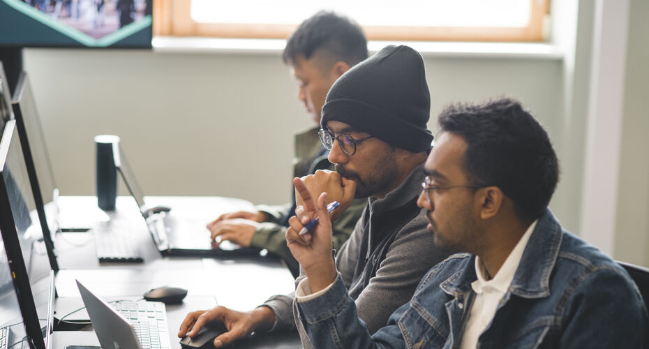 Students learning