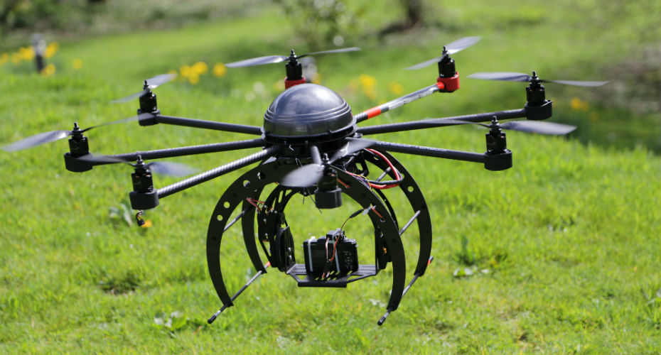 Drone in air