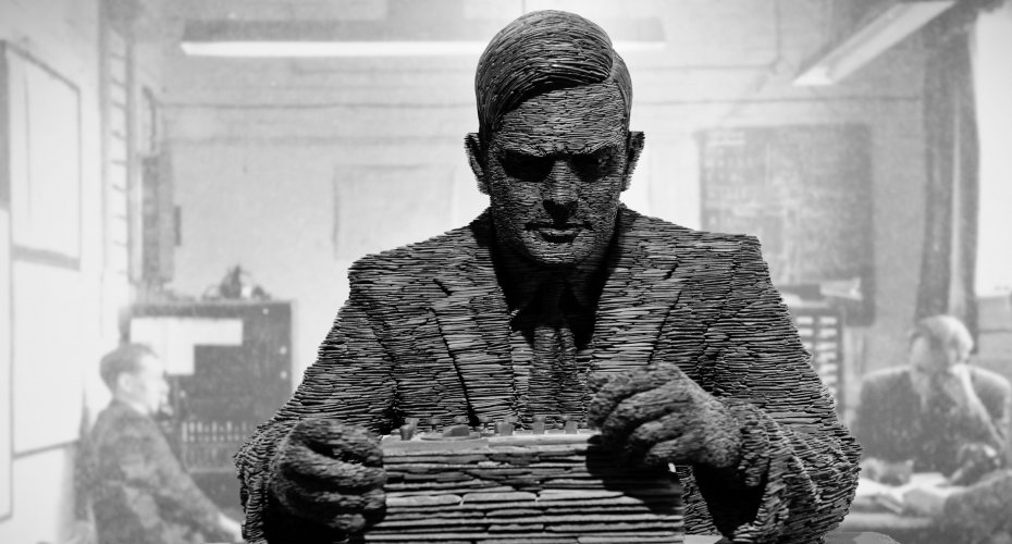 Illustration of Alan Turing