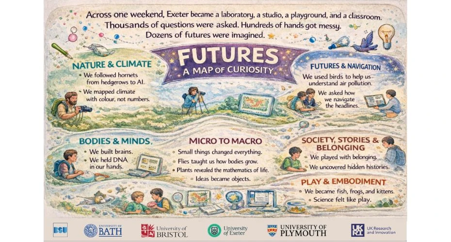 A graphic for the 2025 FUTURES Festival