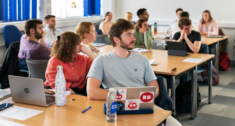 Participants in a pedagogy workshop