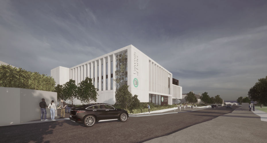 Proposed Heavitree Rd entrance viewed from East 1