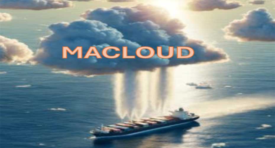 Clouds over a boat