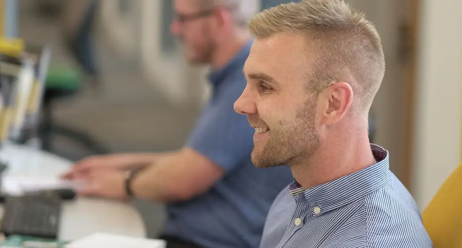 Smiling man